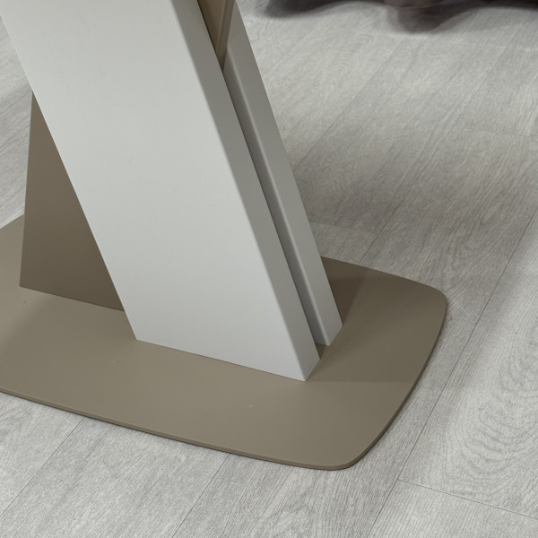 Rectangular folding table X-FORM made of HPL