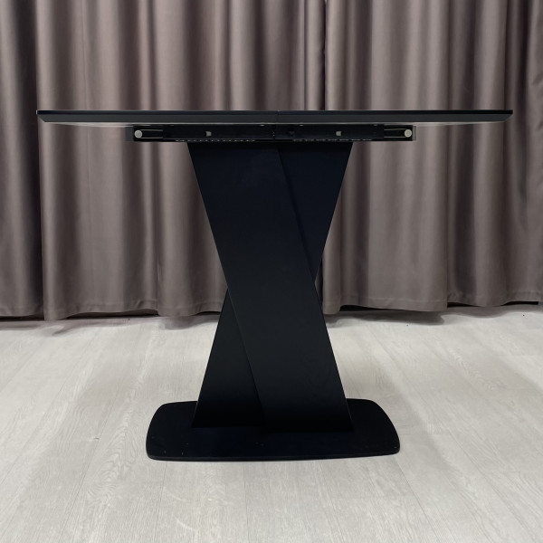 Rectangular folding table X-FORM made of HPL