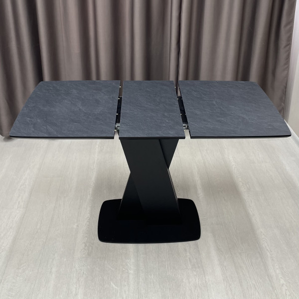 Rectangular folding table X-FORM made of HPL