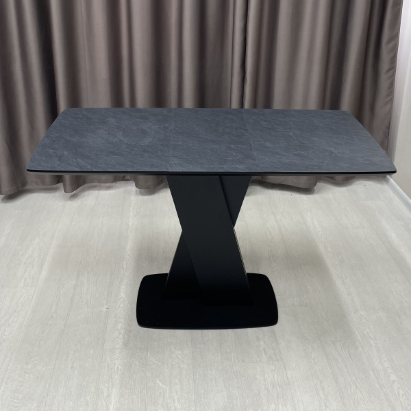 Rectangular folding table X-FORM made of HPL