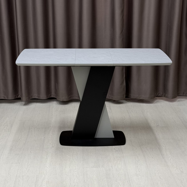 Rectangular folding table X-FORM made of HPL