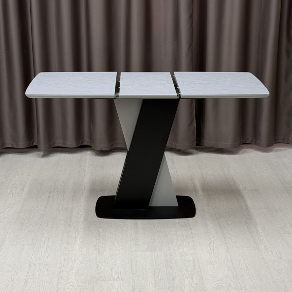 Rectangular folding table X-FORM made of HPL