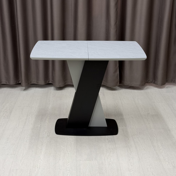 Rectangular folding table X-FORM made of HPL
