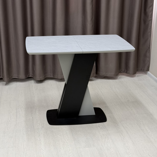 Rectangular folding table X-FORM made of HPL