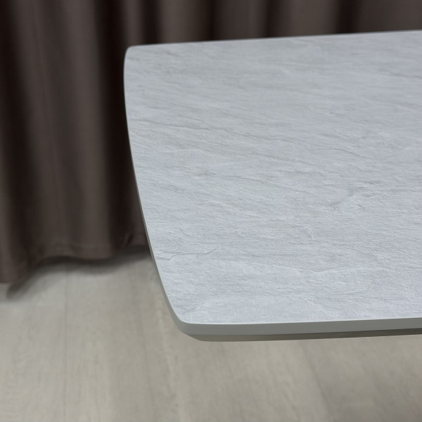 Rectangular folding table X-FORM made of HPL