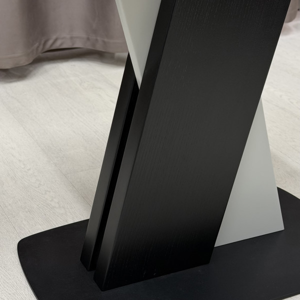 Rectangular folding table X-FORM made of HPL