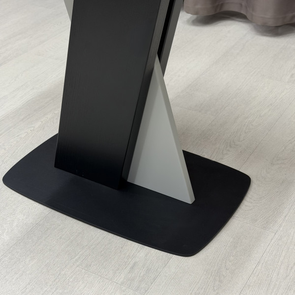 Rectangular folding table X-FORM made of HPL