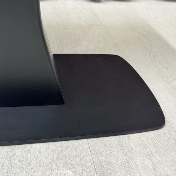 Dining table “Y-FORM” Walnut wood with transparent epoxy resin