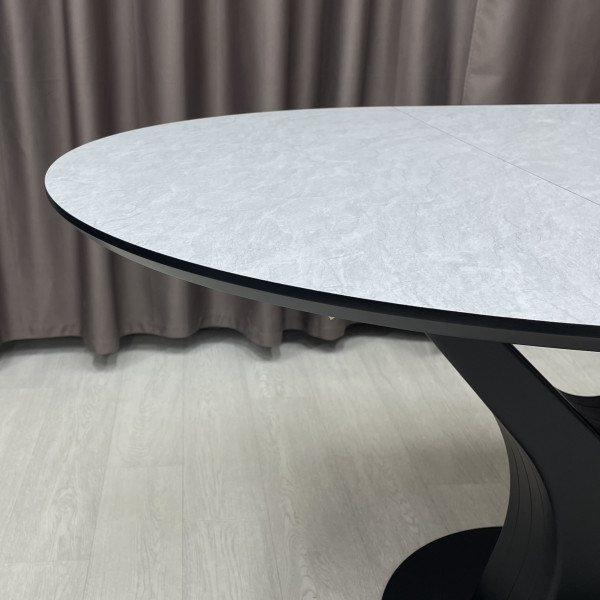 Round folding table Y-FORM made of HPL