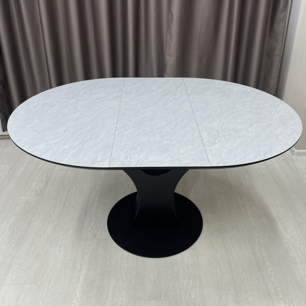 Round folding table Y-FORM made of HPL